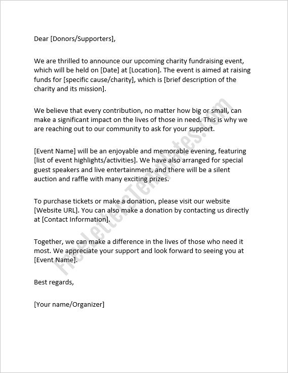 Charity-Fundraising-Announcement-Letter-Template
