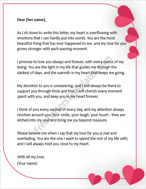 always-and-forever-love-letter