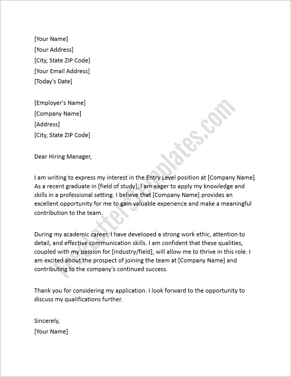 entry-level-cover-letter-template